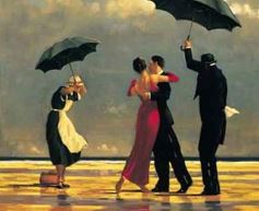 Paintings - umbrellas