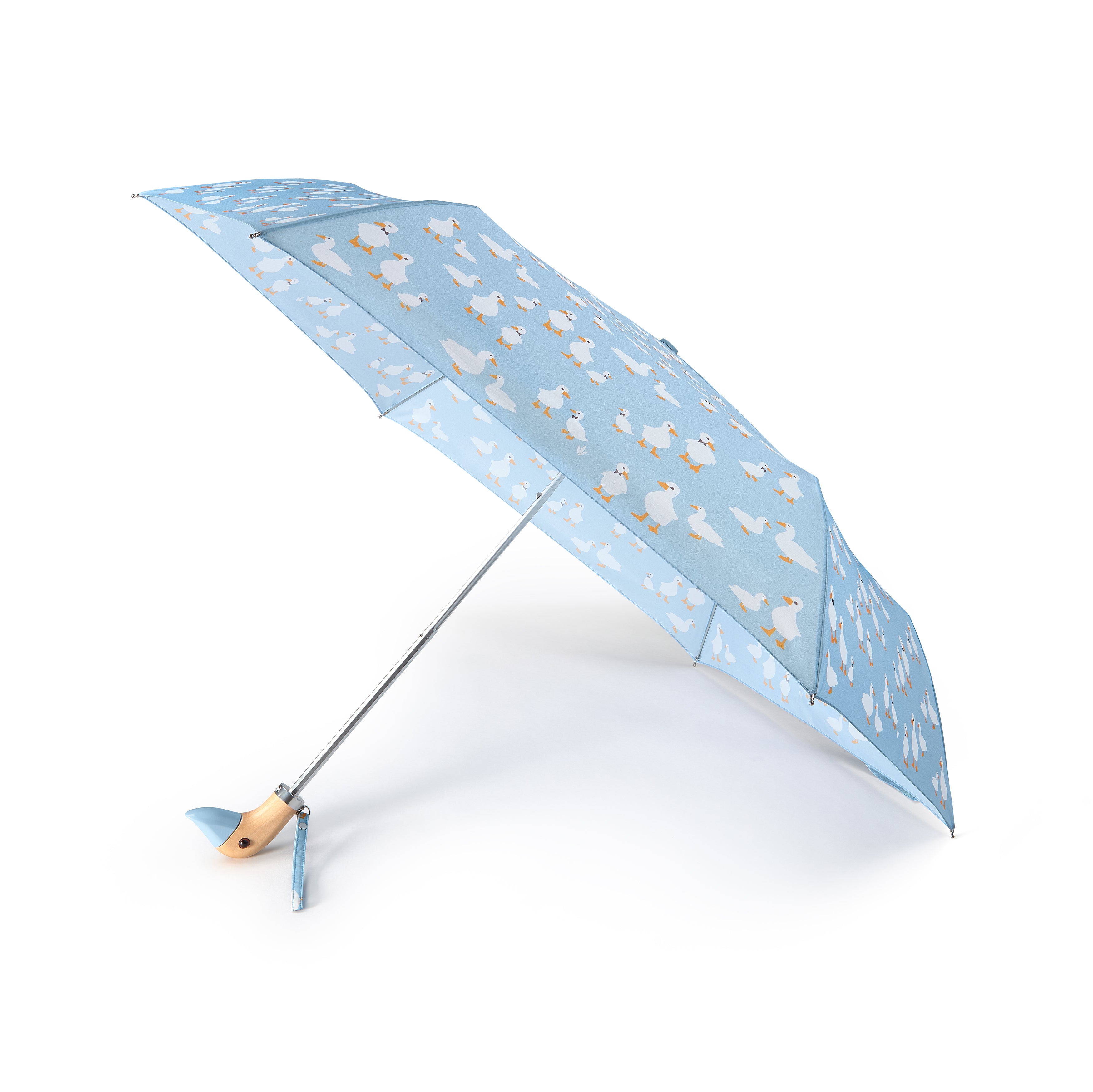 Curio UV Duck Playful novelty folding umbrella now available on