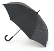 Knightsbridge City Stripe Black Steel - Main Image - Available from Fulton Umbrellas