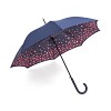 Bloomsbury Scatter Star Navy & Pink - Main Image - Available from Fulton Umbrellas