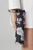 Miniflat Black & White Floral - Image 4 - Available from Fulton Umbrellas
