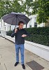 Chelsea 2 - City Stripe Grey - Image 3 - Available from Fulton Umbrellas