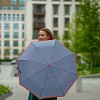 Minilite - Houndstooth Red Border - Image 3 - Available from Fulton Umbrellas
