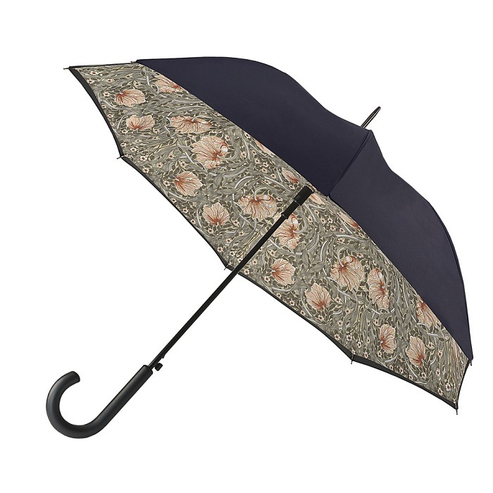 Morris & Co. Bloomsbury - Pimpernel Bayleaf Manilla   - Available from Fulton Umbrellas