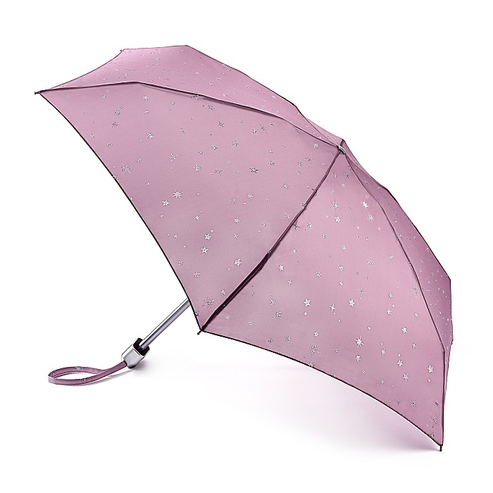 Tiny Glitter Stars Pink  - Available from Fulton Umbrellas