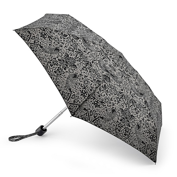 Morris & Co. Tiny UV Strawberry Thief Pure  - Available from Fulton Umbrellas