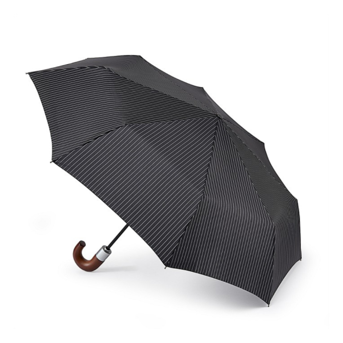 Chelsea City Stripe - Black Steel  - Available from Fulton Umbrellas
