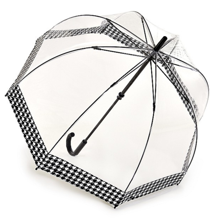 Birdcage® Houndstooth Border  - Available from Fulton Umbrellas