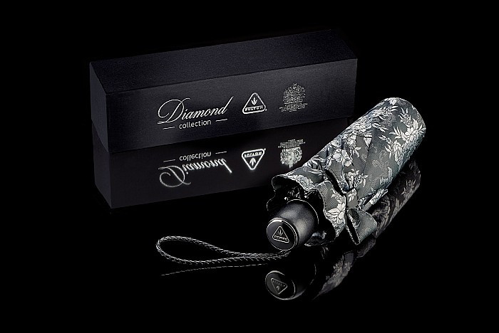 The Marquise - Jacquard Floral  - Available from Fulton Umbrellas