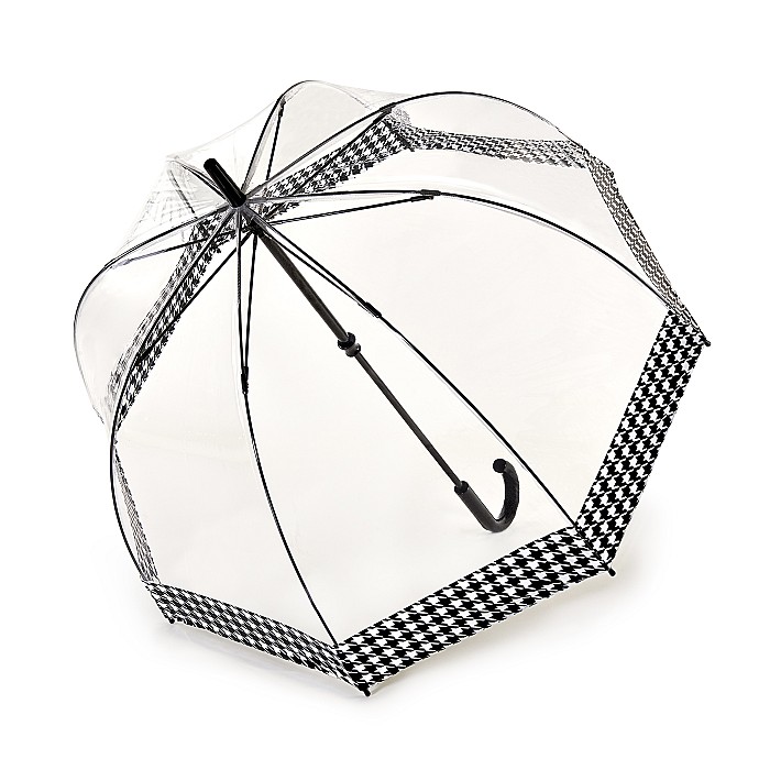 Birdcage® Houndstooth Border  - Available from Fulton Umbrellas