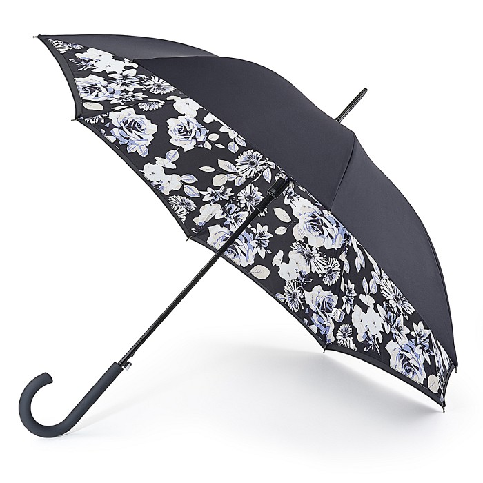 Bloomsbury Mono Floral  - Available from Fulton Umbrellas