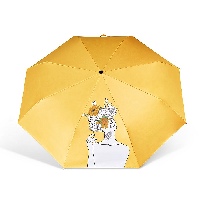 The National Gallery Minilite UV - Sunflowers  - Available from Fulton Umbrellas