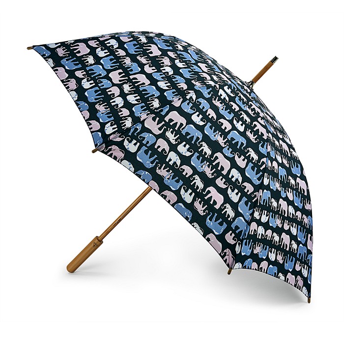 Eco Ocean 2 UV - Marching Elephants  - Available from Fulton Umbrellas